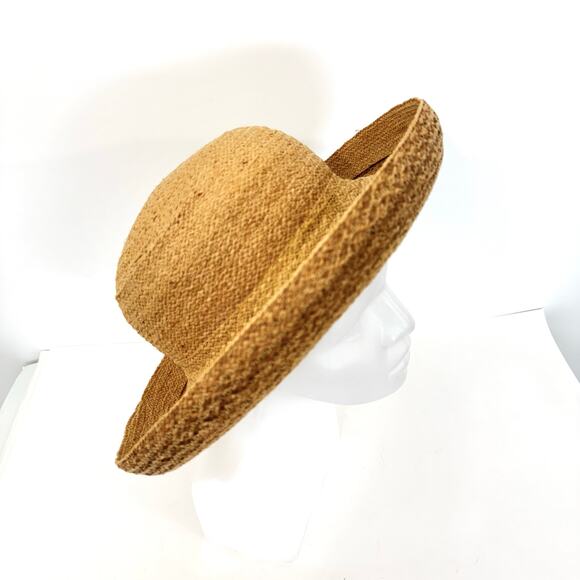 Annabel Ingall Australia Wide Brim Natural Straw Hat Tan main image 5